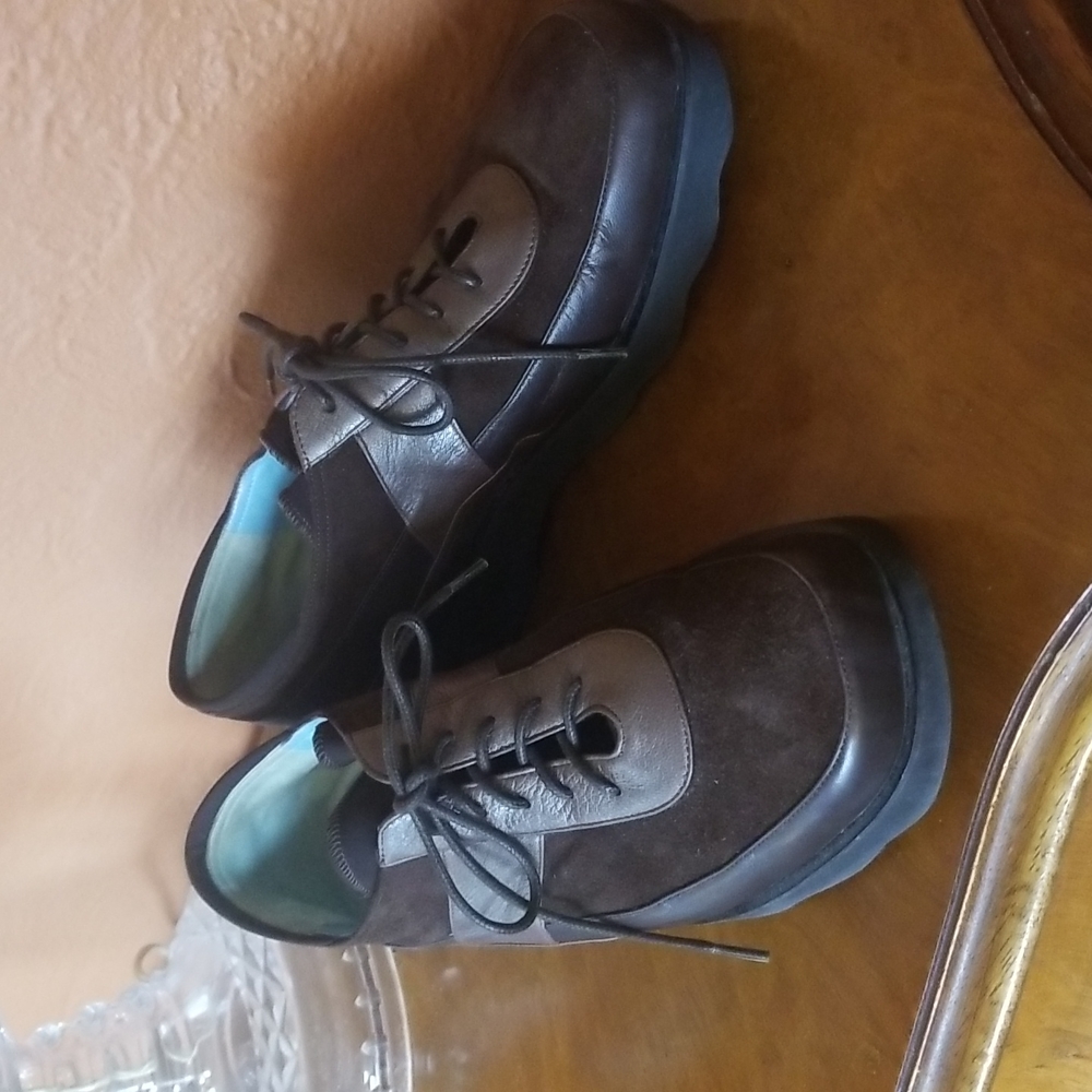 Vintage Thierry Rabotin Leather and Suede  Oxfords